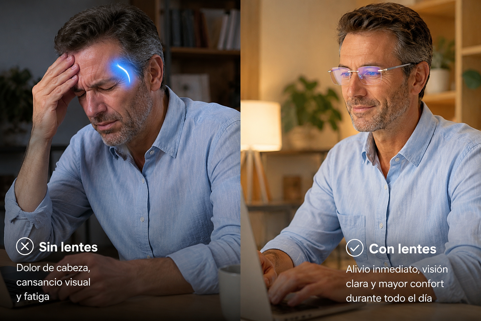 ¡Compra 1 y llévate 2 Gafas Multifocales Premium™! | 3 en 1 con Protección Luz Azul